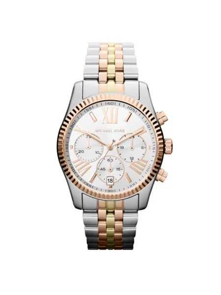 Michael Kors Ceas analogic Lexington / argintiu auriu