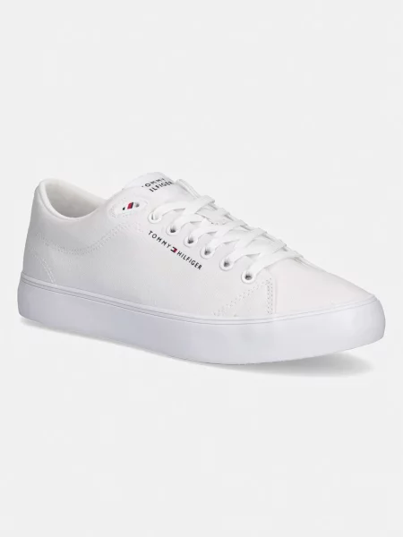 Sneakerși Tommy Hilfiger alb