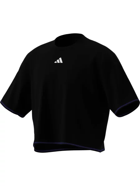 ADIDAS PERFORMANCE Tricou funcțional negru alb