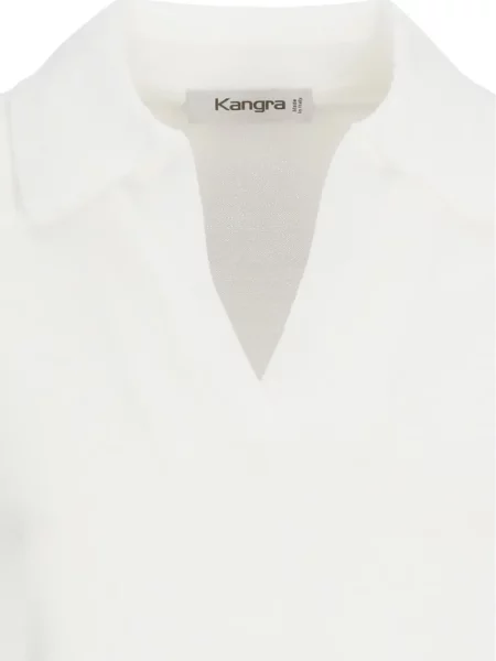 Scurt tricou polo Kangra alb