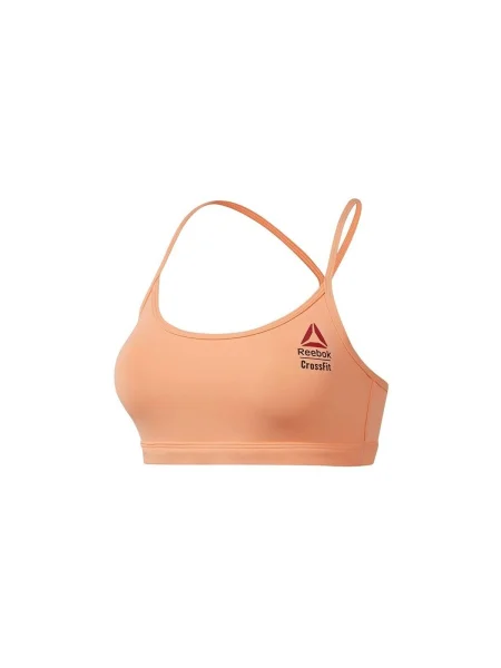 Sutien Reebok Sport skinny fit portocaliu