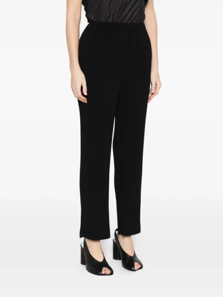 Pantaloni Issey Miyake cu nervuri negru