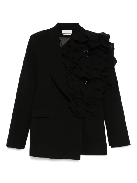 Blejzer Saiid Kobeisy s cvjetnim printom crna