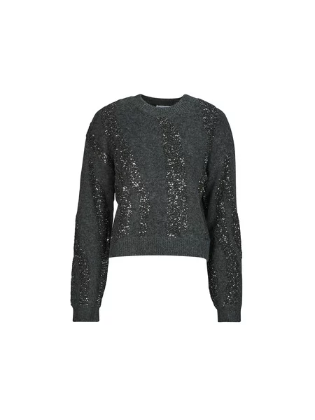 Pulover Pieces siva