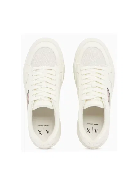 Sneakerși Armani Exchange alb