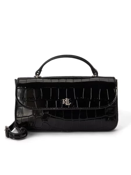 Lauren Ralph Lauren kopertówka skórzana czarna