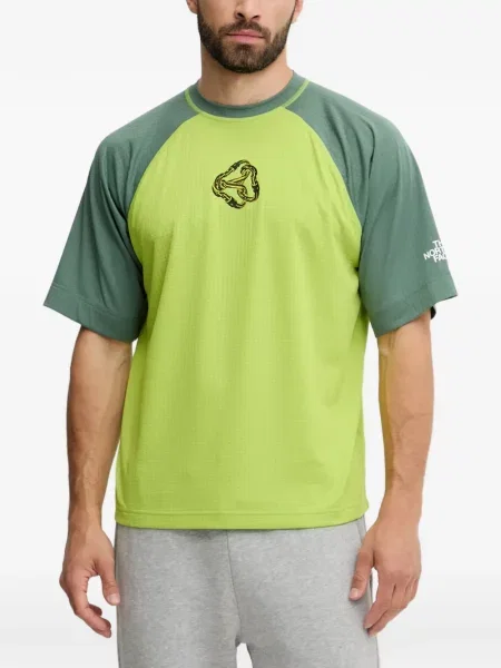 Tricou The North Face cu imagine verde