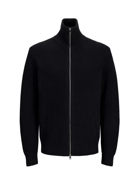 JACK & JONES Geacă tricotată Blastandfort' negru