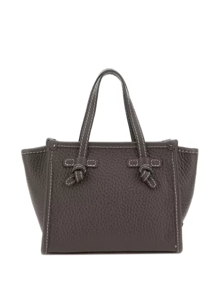 Geantă shopper Marcella Club din piele maro
