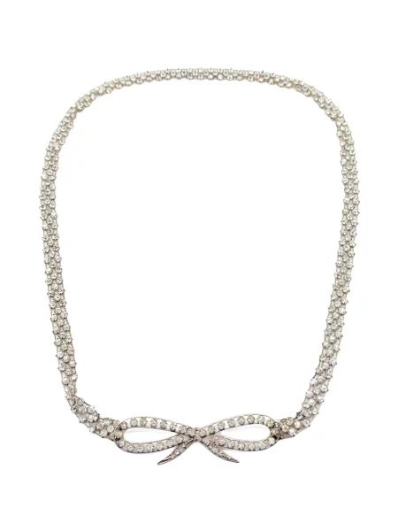 Remen Jennifer Gibson Jewellery s mašnom srebrena