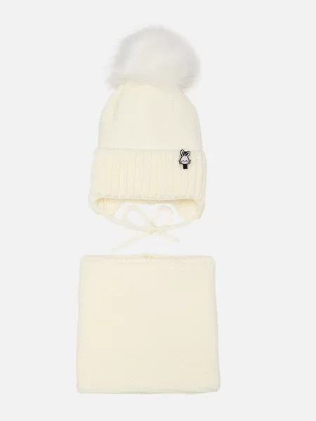 YUKI Шапка/шарф Для дівчаток Молочний 
