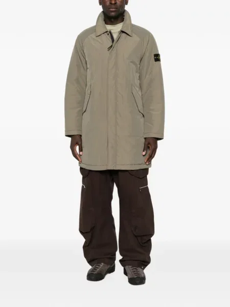 Palton Stone Island cu strasuri verde