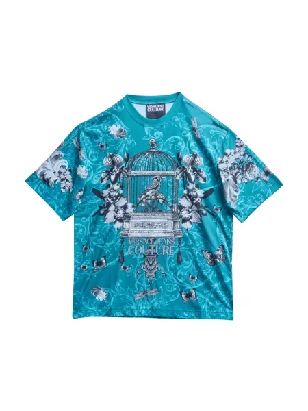 Koszulka Versace Jeans Couture zielona