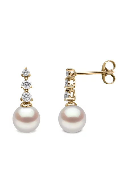 Diamant cercei Yoko London galben
