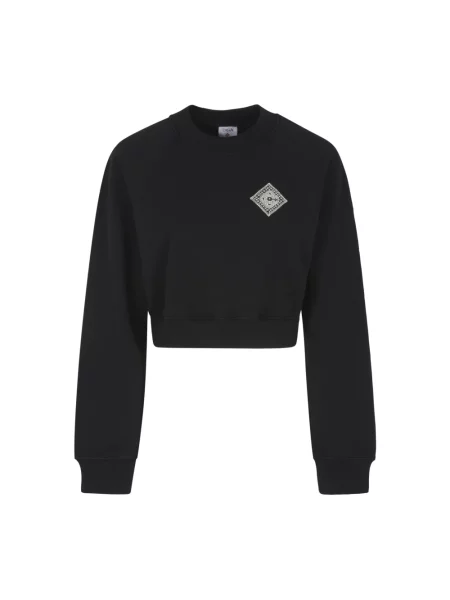 Bluza Casablanca z perełkami o krotszym kroju czarna