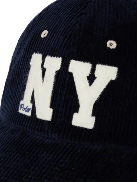 Μικρός κασκέτο Polo Ralph Lauren με χαμηλή μέση υφαίνω διαγωνίως πράσινο