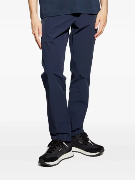 Κωνικό παντελόνι Ea7 Emporio Armani με σχέδιο μπλε