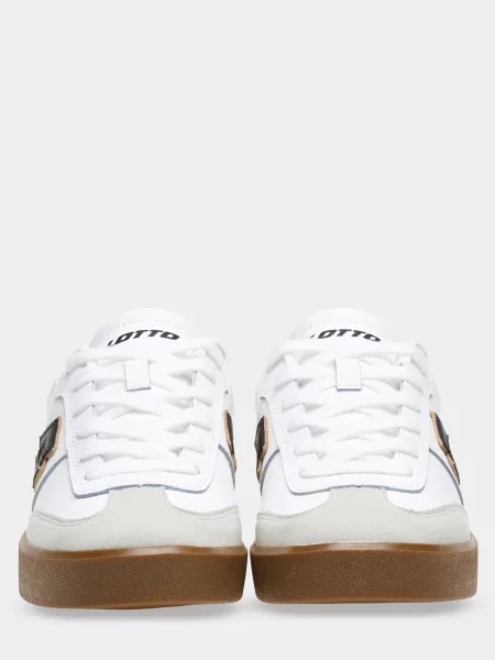 Замшевые кеды Lotto белые