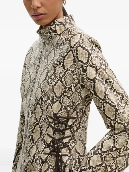 Geacă bomber Résumé cu imagine maro