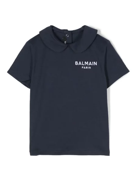 Koszulka polo dziecięca Balmain niebieska