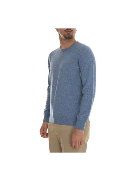 Sweter Gran Sasso z kaszmiru niebieski