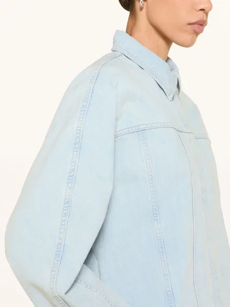 Arket Džínová Bunda denim blue modrá