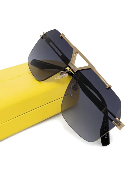 Ochelari de soare Marc Jacobs Eyewear cu imprimeu geometric auriu