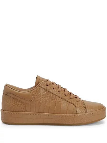 Sneakerși Giuseppe Zanotti din piele maro