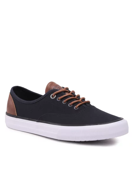 Jack&Jones Sneakersy Modrá hnědé