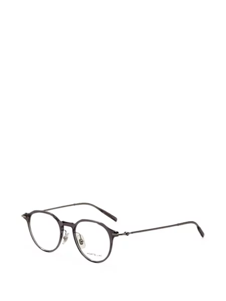 Ochelari de soare Montblanc cu imprimeu geometric gri