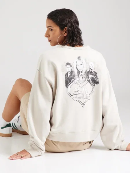 Adidas Mikina Century Fox Disney Oversize béžová