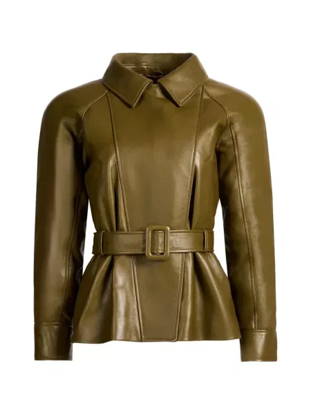Geanta de piele Ducie verde