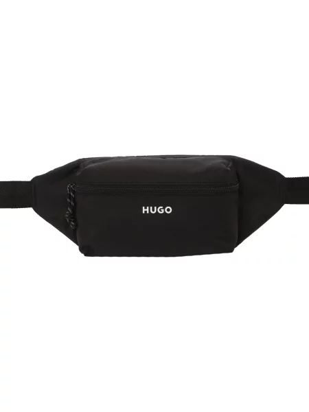 HUGO Torbica za okrog pasu EVERETT / bela črna