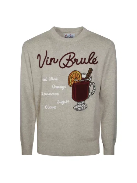 Sweter Mc2 Saint Barth beżowy