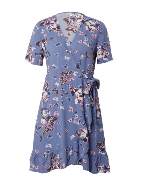 ONLY Rochie de vară ONLELISABETH albastru porumbel / mov mură / roz alb