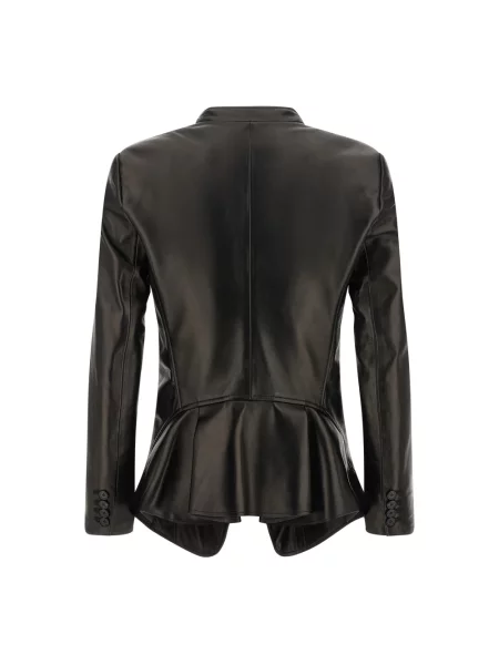Kurtka skórzana Alexander Mcqueen czarna
