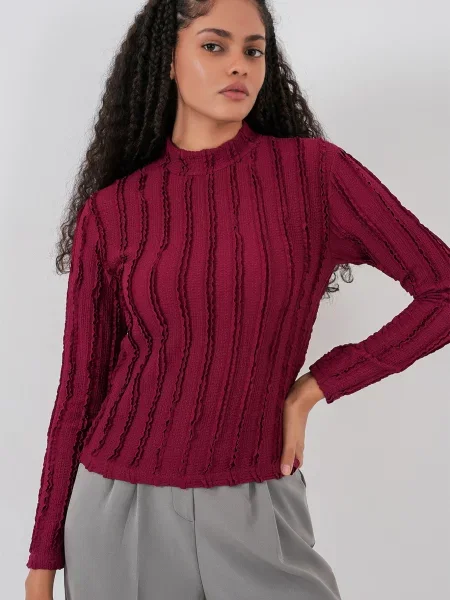Bigdart Tricou burgundy roșu