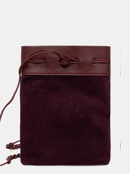 Usnjena torbica Forte Forte bordo