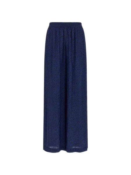 Pantaloni palazzo Gianluca Capannolo cu buline negru