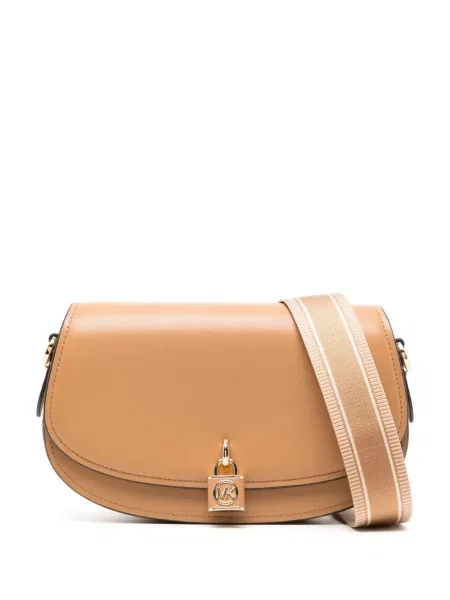 Geanta de piele Michael Michael Kors din piele maro