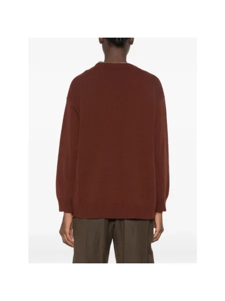 Sweter Max Mara wełniany brązowy