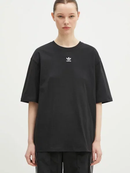 Tričko adidas Essentials Boyfriend Tee Black L bílé