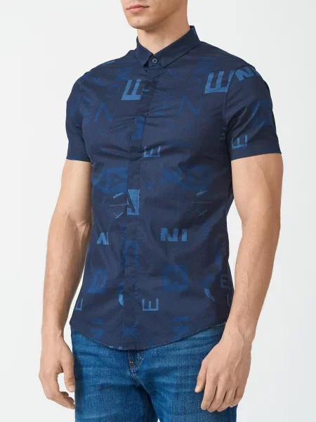 Сорочка Armani Exchange синя