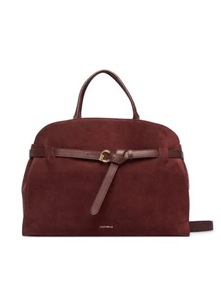 Coccinelle Дамска чанта TLB Coccinellesabine Suede Bi E1 TLB 18 01 01 Бордо