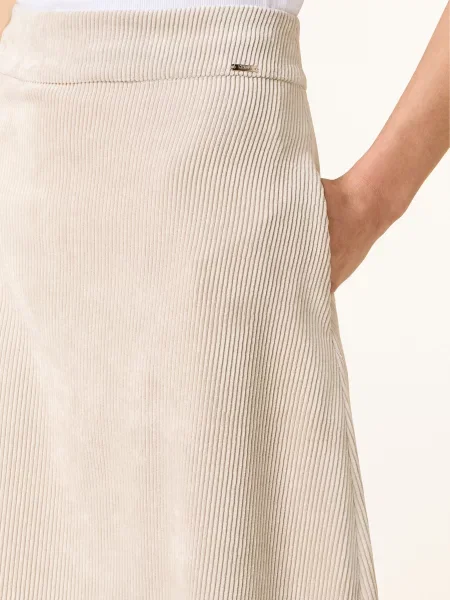 Cinque Spódnica Sztruksowa Cirita beige beżowa