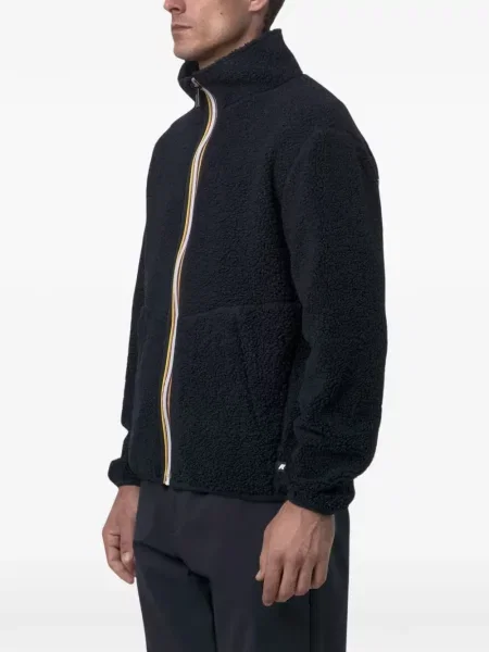 Reversibil geacă K-way din fleece albastru