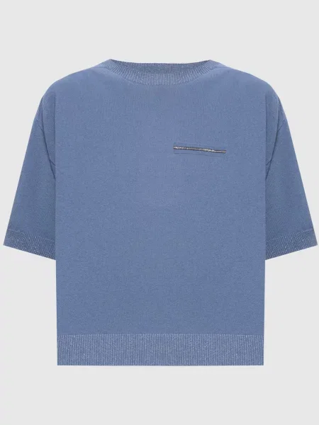 Джемпер з кашеміру Peserico синій