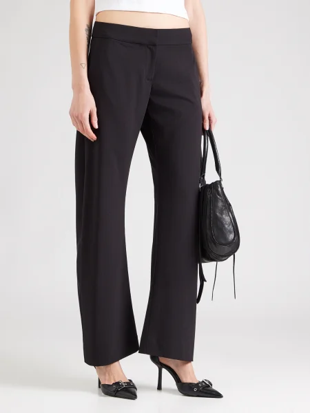 WEEKDAY Pantaloni Kiros' negru
