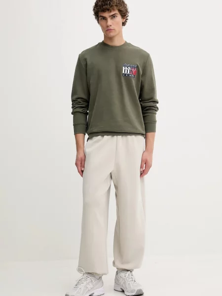 Tommy Jeans bluza z nadrukiem zielony