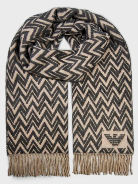 Шарф Emporio Armani бежевий